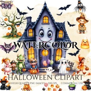 halloween clipart bundle